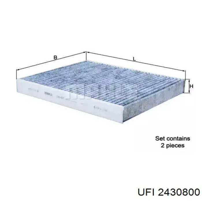 Compre 2430800 UFI Filtro de combustível