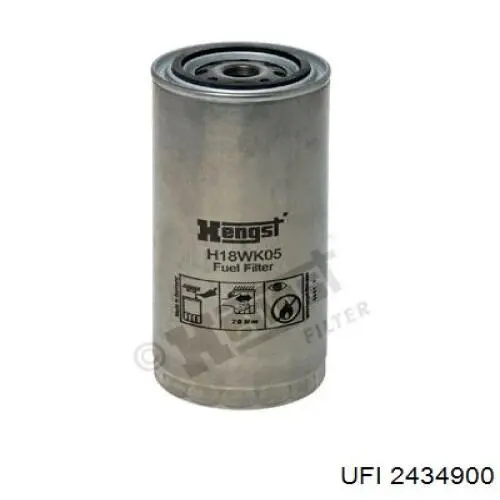 Compre 2434900 UFI Filtro de combustível