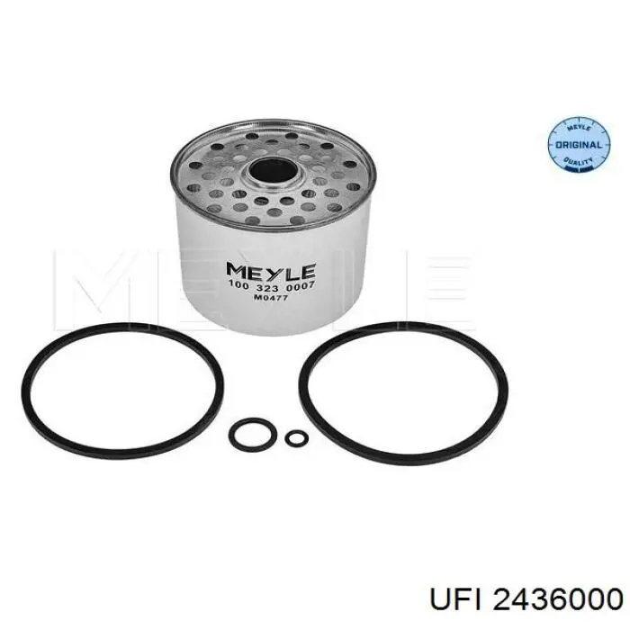 Filtro de combustível UFI 2436000 preço, a partir de 3,57 USD