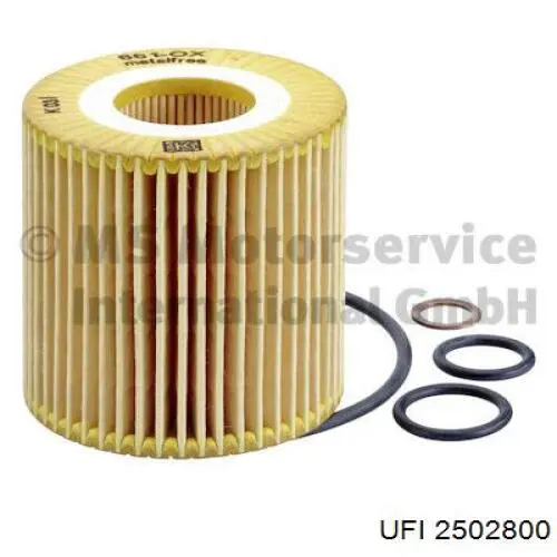 Filtro de óleo UFI 2502800 preço, a partir de 7,35 USD