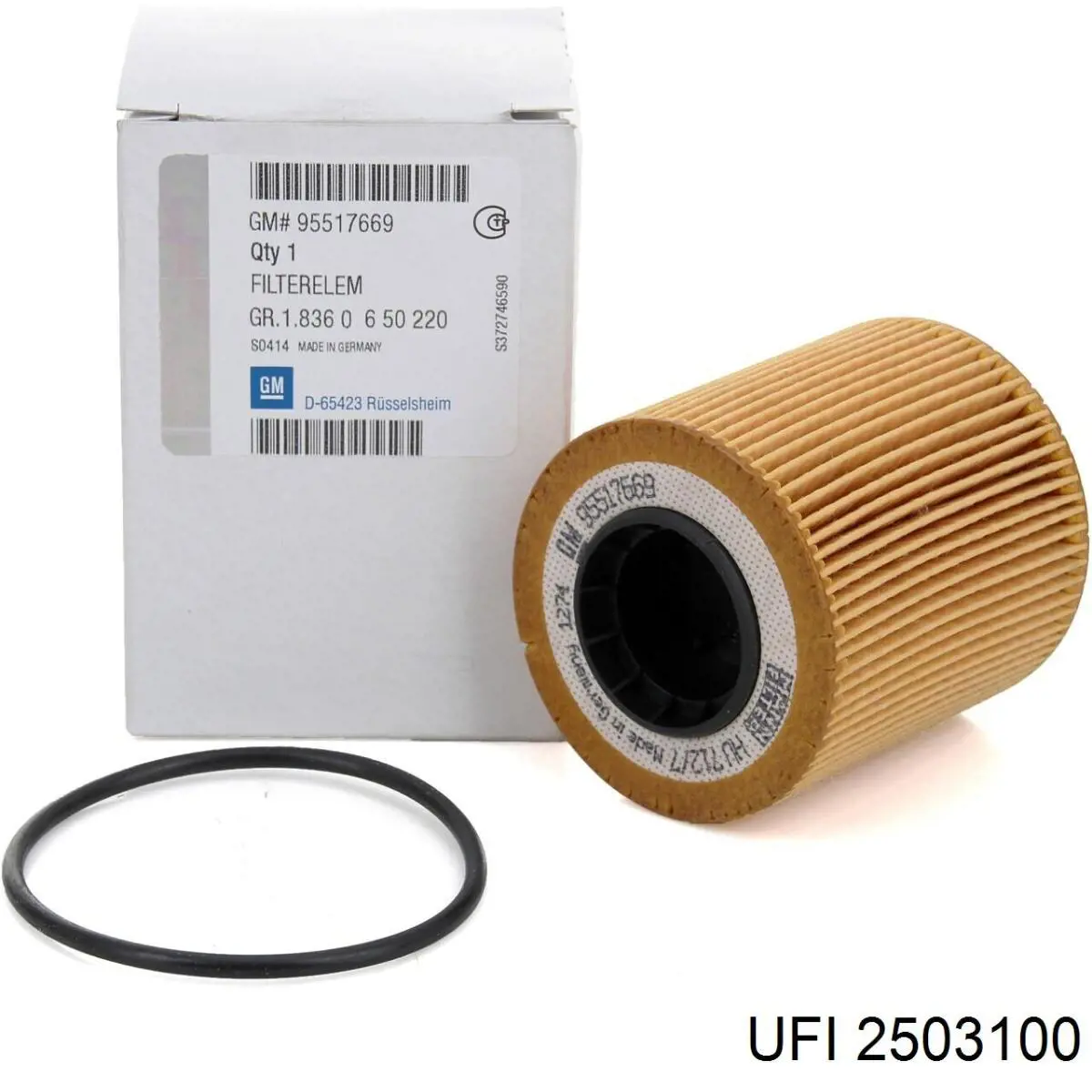 Filtro de óleo UFI 2503100 preço, a partir de 9,80 USD