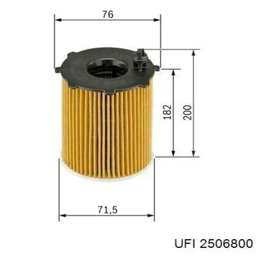 Compre 2506800 UFI Filtro de óleo