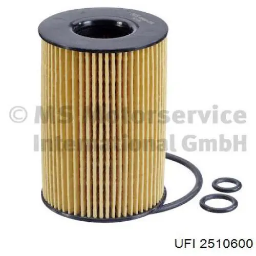 Filtro de óleo UFI 2510600 preço, a partir de 5,62 USD