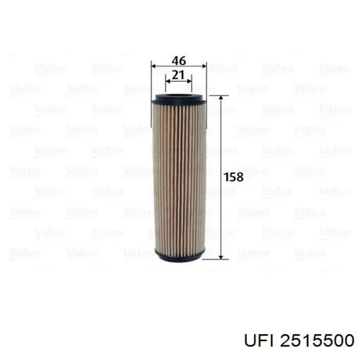 Compre 2515500 UFI Filtro de óleo
