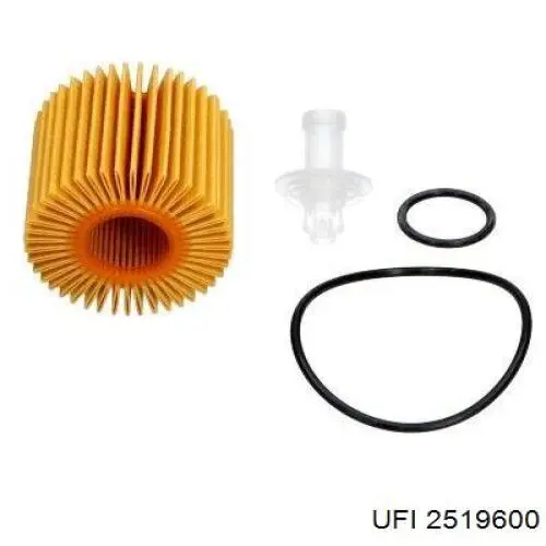 Filtro de óleo UFI 2519600 preço, a partir de 7,08 USD