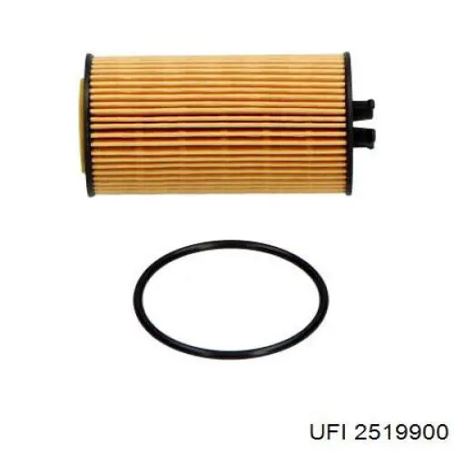 Filtro de óleo UFI 2519900 preço, a partir de 9,87 USD