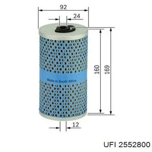 Compre 2552800 UFI Filtro de óleo