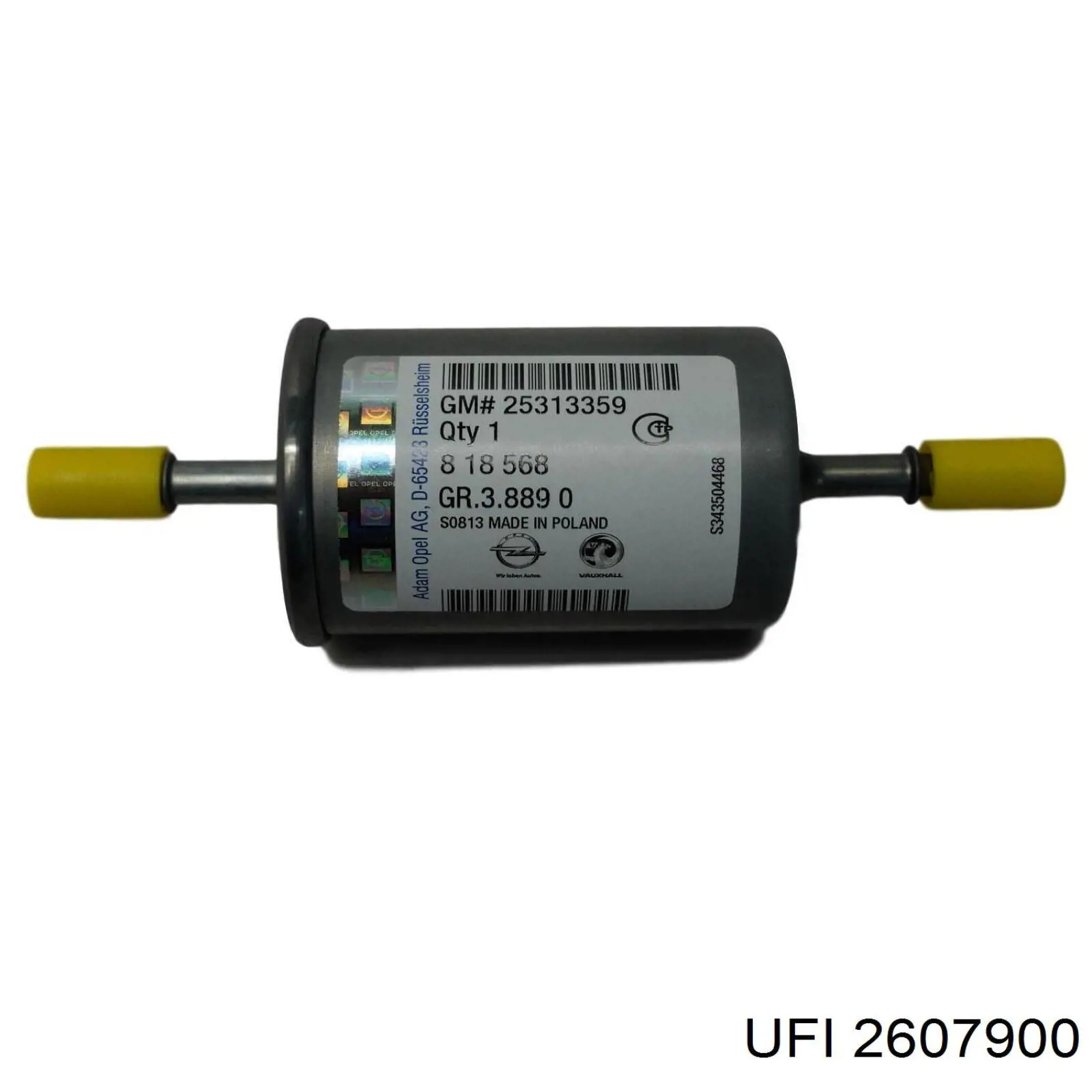 Filtro de combustível UFI 2607900 preço, a partir de 34,37 USD