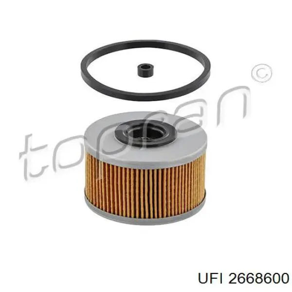 Filtro de combustível UFI 2668600 preço, a partir de 6,15 USD