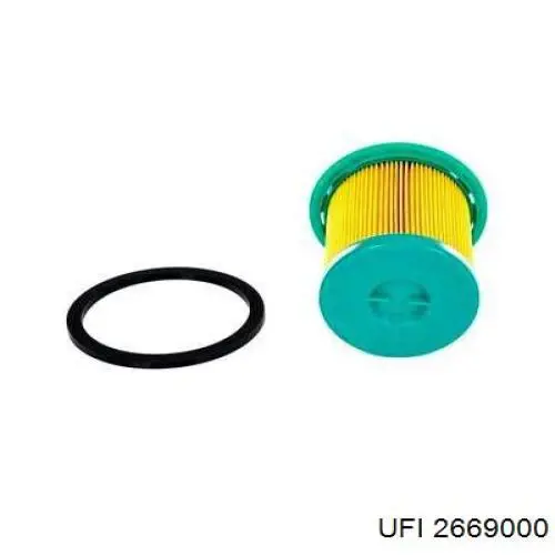 Compre 2669000 UFI Filtro de combustível