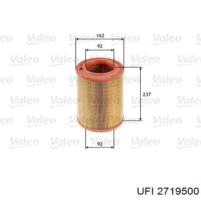 Compre 2719500 UFI Filtro de ar