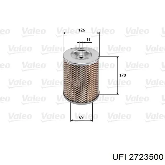 Compre 2723500 UFI Filtro de ar
