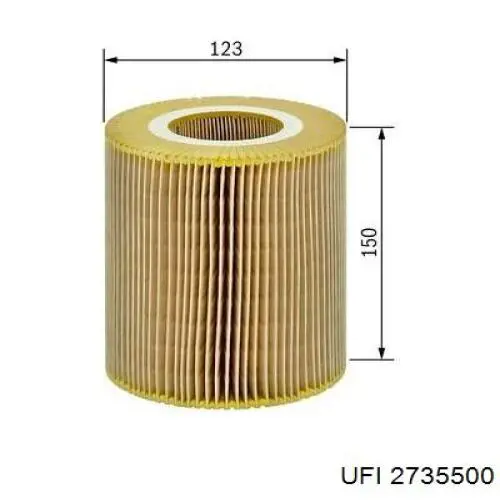 Compre 2735500 UFI Filtro de ar
