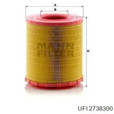 Filtro de ar UFI 2738300 preço, a partir de 62,61 USD