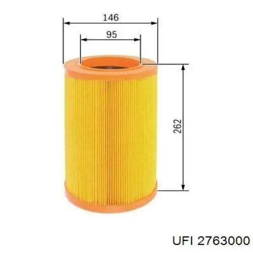Compre 2763000 UFI Filtro de ar