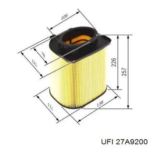 Compre 27A9200 UFI Filtro de ar