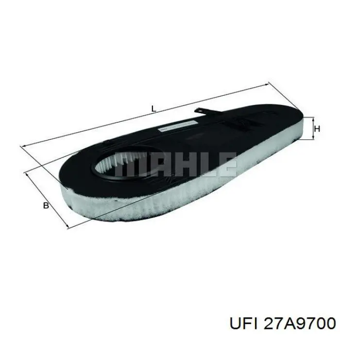 Filtro de ar UFI 27A9700 preço, a partir de 46,76 USD