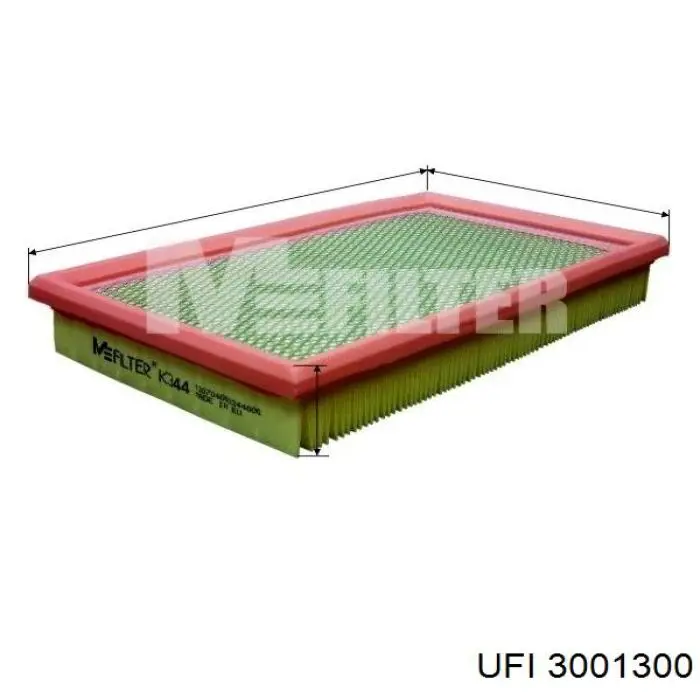 Filtro de ar UFI 3001300 preço, a partir de 9,04 USD
