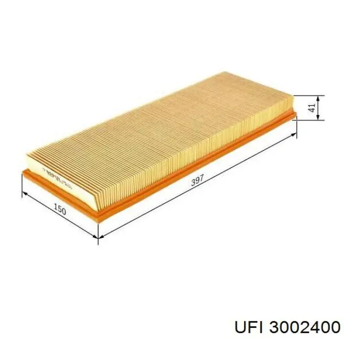 Filtro de ar UFI 3002400 preço, a partir de 8,30 USD