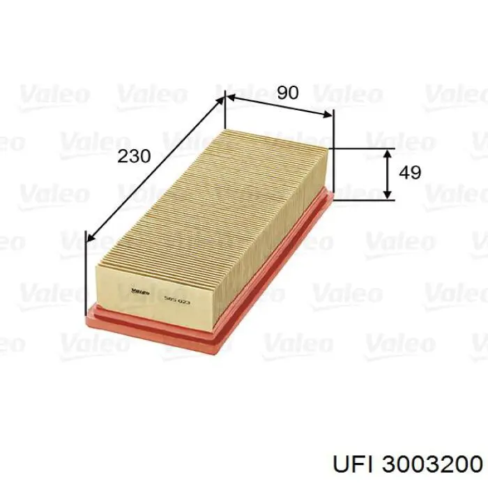 Compre 3003200 UFI Filtro de ar