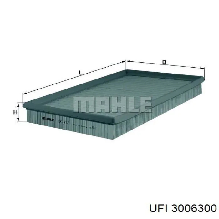 Filtro de ar UFI 3006300 preço, a partir de 8,41 USD