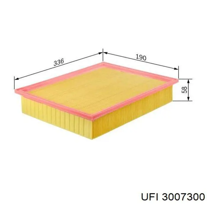Compre 3007300 UFI Filtro de ar