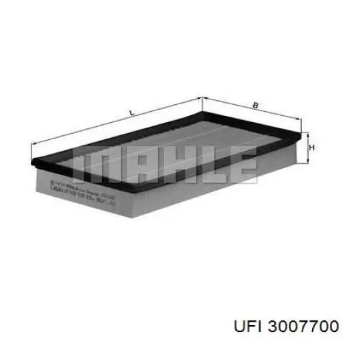 Filtro de ar UFI 3007700 preço, a partir de 10,47 USD