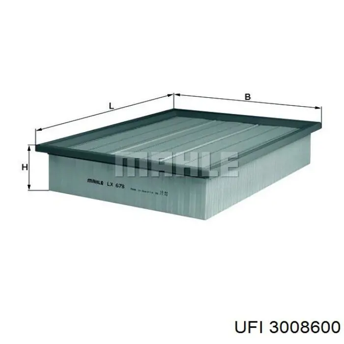 Filtro de ar UFI 3008600 preço, a partir de 13,74 USD