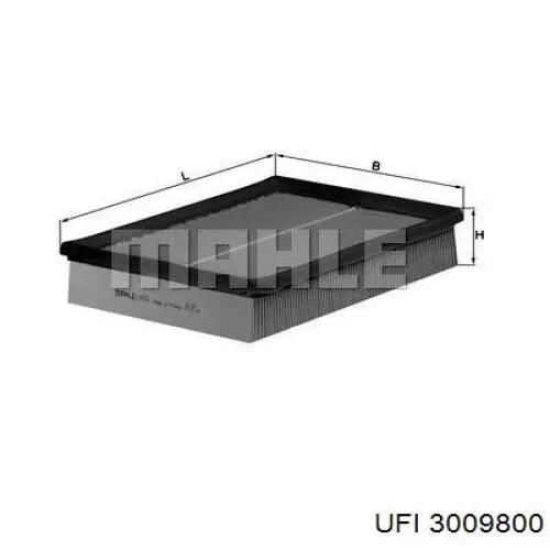 Compre 3009800 UFI Filtro de ar