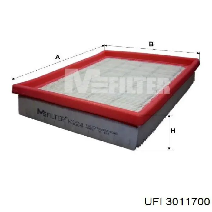 Compre 3011700 UFI Filtro de ar