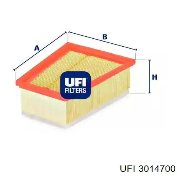 Filtro de ar UFI 3014700 preço, a partir de 6,45 USD