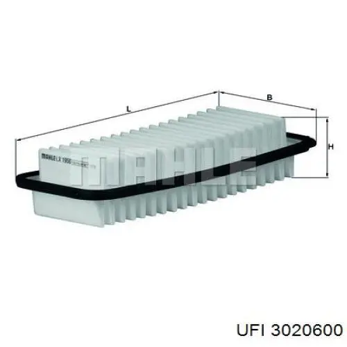 Filtro de ar UFI 3020600 preço, a partir de 10,69 USD