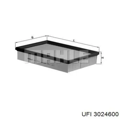 Compre 3024600 UFI Filtro de ar