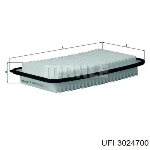 Filtro de ar UFI 3024700 preço, a partir de 10,05 USD