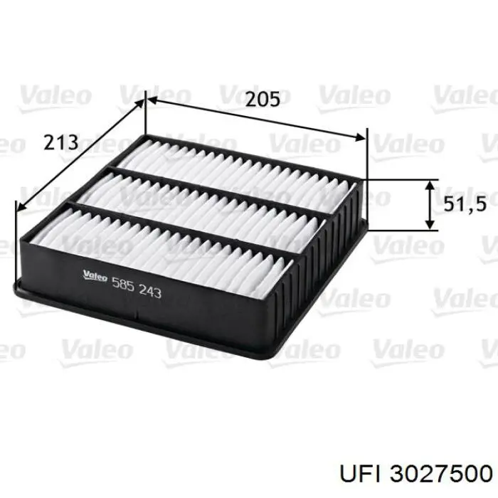Compre 3027500 UFI Filtro de ar
