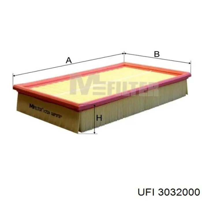 Filtro de ar UFI 3032000 preço, a partir de 14,20 USD