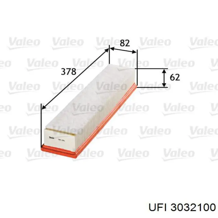 Filtro de ar UFI 3032100 preço, a partir de 7,85 USD
