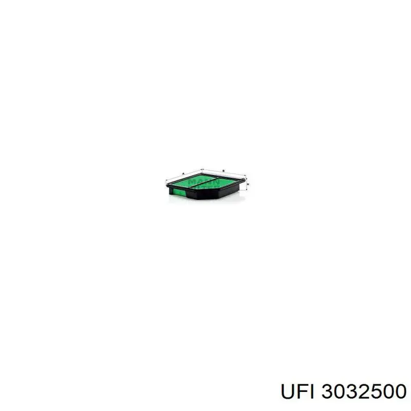 Compre 3032500 UFI Filtro de ar