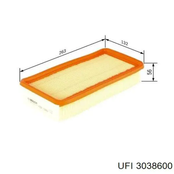Compre 3038600 UFI Filtro de ar