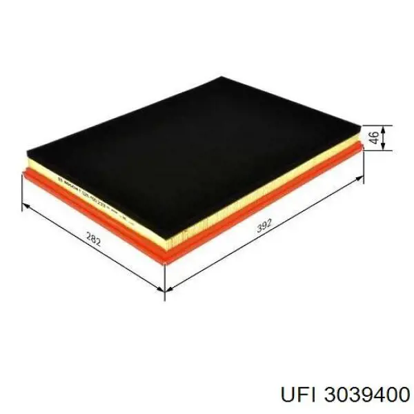 Filtro de ar UFI 3039400 preço, a partir de 23,88 USD