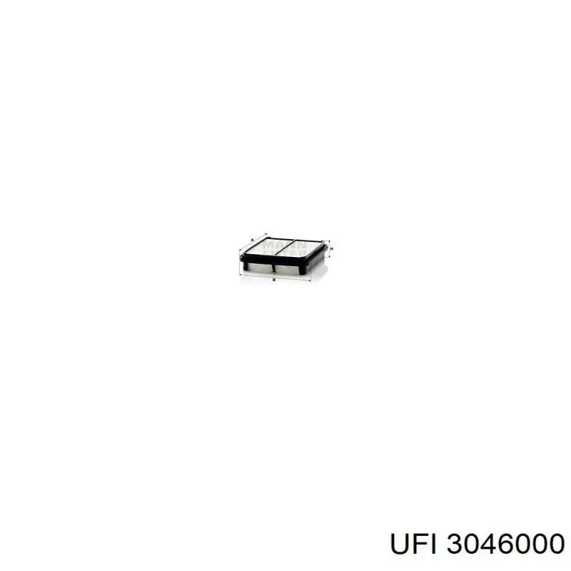 Compre 3046000 UFI Filtro de ar