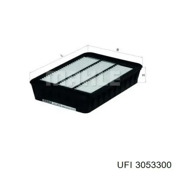 3053300 UFI Filtro de ar