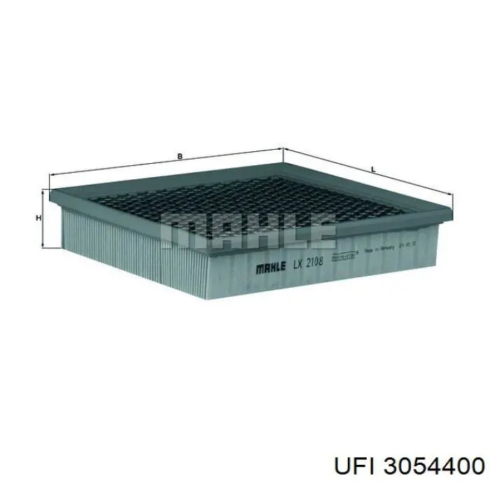 Filtro de ar UFI 3054400 preço, a partir de 16,49 USD