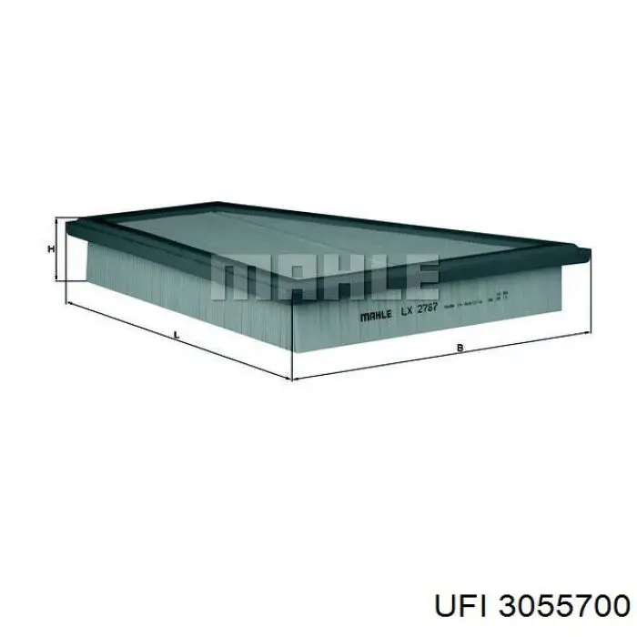 3055700 UFI Filtro de ar