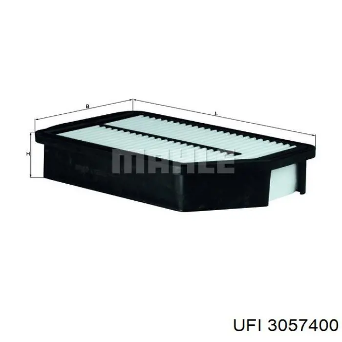 Filtro de ar UFI 3057400 preço, a partir de 13,59 USD