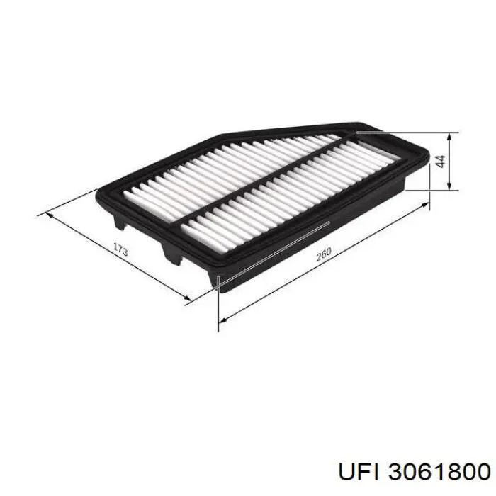 Compre 3061800 UFI Filtro de ar