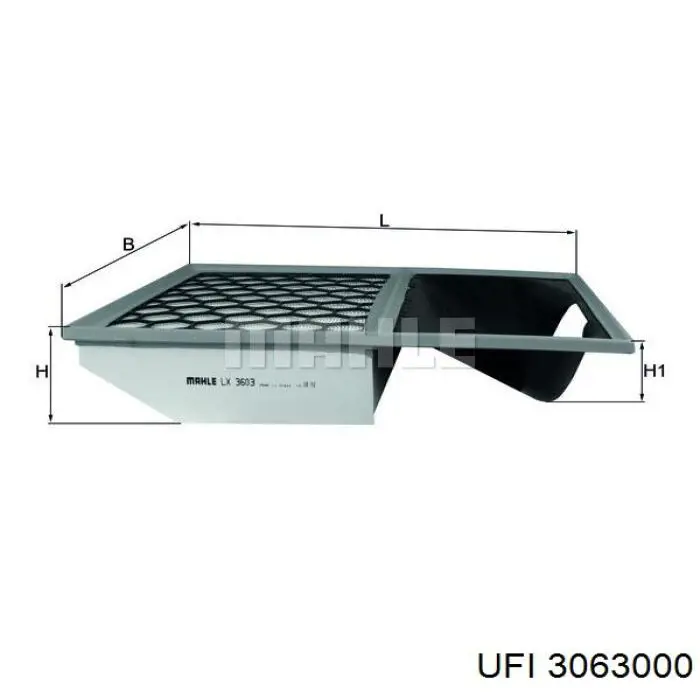 3063000 UFI Filtro de ar