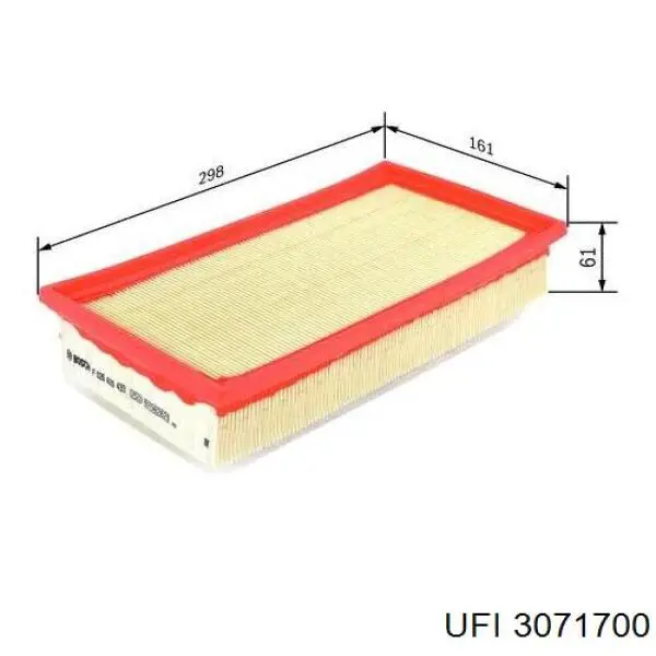 Compre 3071700 UFI Filtro de ar