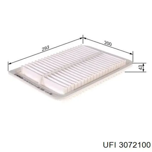 Filtro de ar UFI 3072100 preço, a partir de 11,19 USD