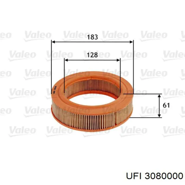 Filtro de ar UFI 3080000 preço, a partir de 5,23 USD